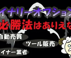 バイナリー必勝法は非現実的